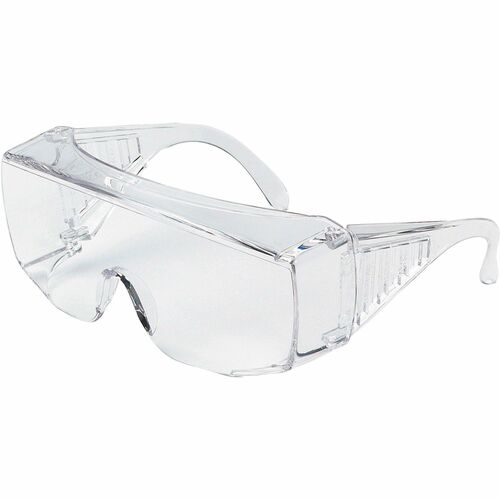 MCR Safety Protective Eyewear, Single Lens, Uncoated, Clear