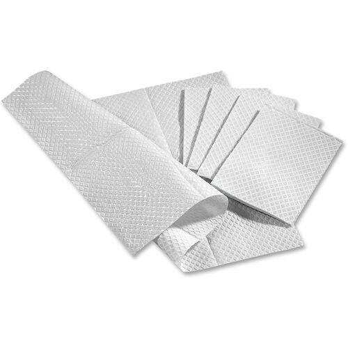 Medline Pro Towels, Two-Ply, Poly-Backed, 13"x18", 500/BX, White