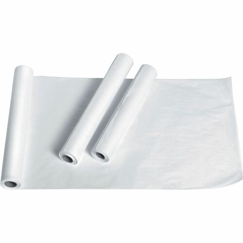 Medline Exam Table Paper, Crepe Finish, 21"x125', 12 RL/BX, White