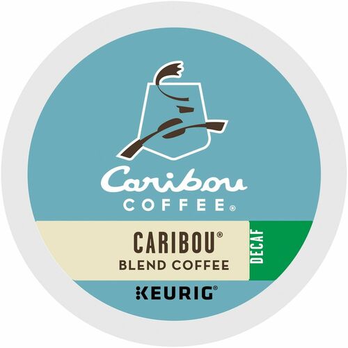 Green Mountain Coffee,Decaf,Caribou Blend,K-Cup,24/BX,Brown-GMT6995