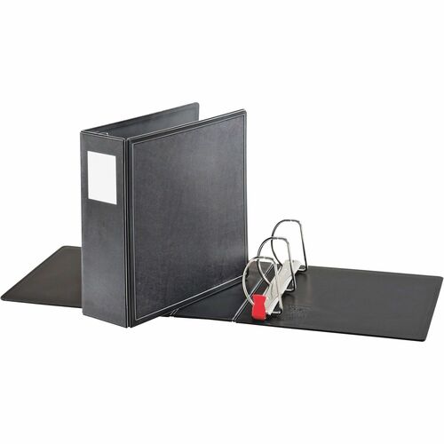 Cardinal Slant-D Ring Binder, Heavy-Duty, 4" Capacity, Black