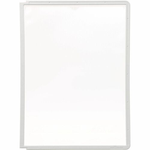 Durable Office Products Display Panel Sleeve, 9-1/2"x12", 5/Set, Gray