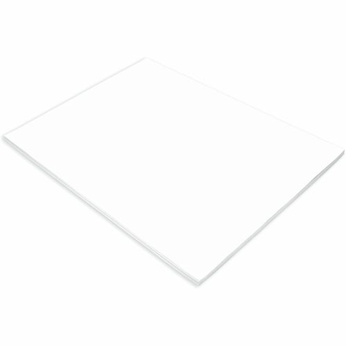 Pacon Construction Paper, 76lb., 18"x24", 50/PK, White