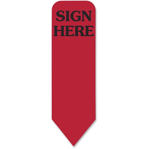 Redi-tag Message Flags,Refills,Sign Here,Arrow,120/RL,6RL/BX,RD