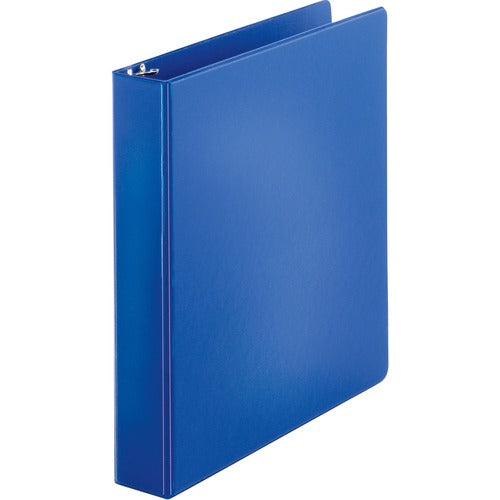 Business Source Binder, Round Rings, 1-1/2" Cap, 8-1/2"x11", Dark Blue