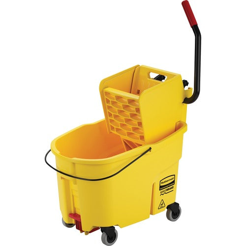 Rubbermaid Commercial Products Side Press Combo Wavebreak, 44Qt, 17"x24"x38", YW