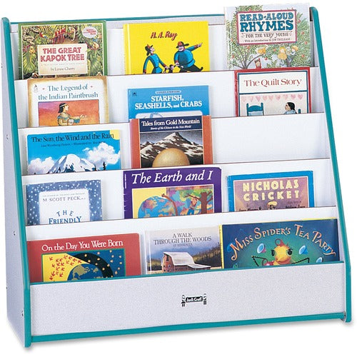 Jonti-Craft, Inc. Book Stand, Flushback, 27-1/2"x30"x13-1/2", Teal
