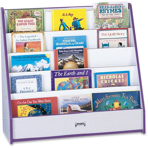 Jonti-Craft, Inc. Book Stand, Flushback, 27-1/2"x30"x13-1/2", Purple