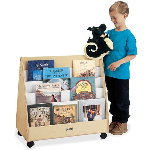 Jonti-Craft, Inc. Mobile Double Sided Book Stand,30"x30"x16-1/2",Baltic