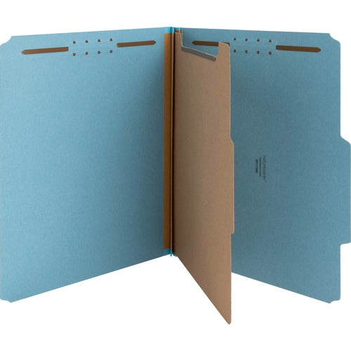 Nature Saver Classification Folders, 2"Exp.,1 Dvdr,Letter,10/BX,BE