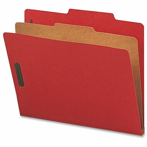 Nature Saver Classification Folders, 2"Exp.,1 Dvdr,Letter,10/BX,BRD