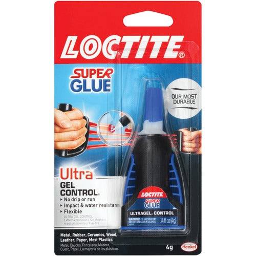 Loctite Super Glue Adhesive, Gel, .14 oz., Clear