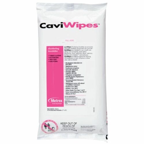 Metrex Disinfectant Wipes,Flatpack,7"x9",45/PK,WE