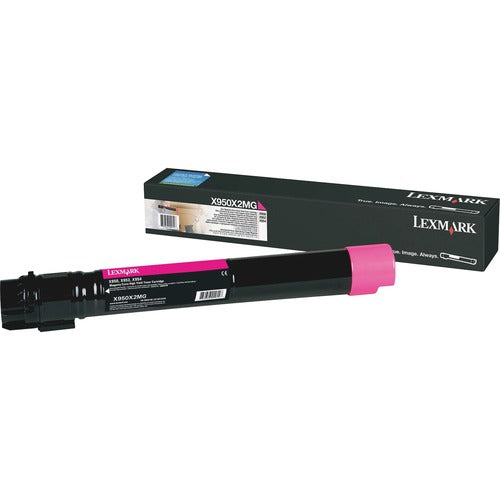 Lexmark Hi-Yield Toner Cartridge, 22000 Page Yield, Magenta