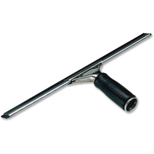 Unger Pro Stainless Steel Squeegee, w/Rubber Handle,18", BK