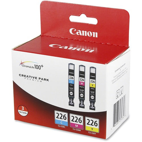Canon CLI-226 Ink Cartridges, 3 Colors, Cyan/Magenta/Yellow