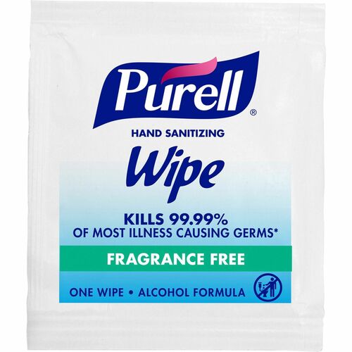 Gojo Sanitizing Hand Wipes, 1000/CT, White-GOJ90211M