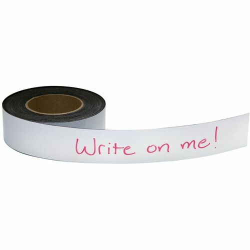 Baumgartens Magnetic Labeling Tape, 2"x50' Roll, White
