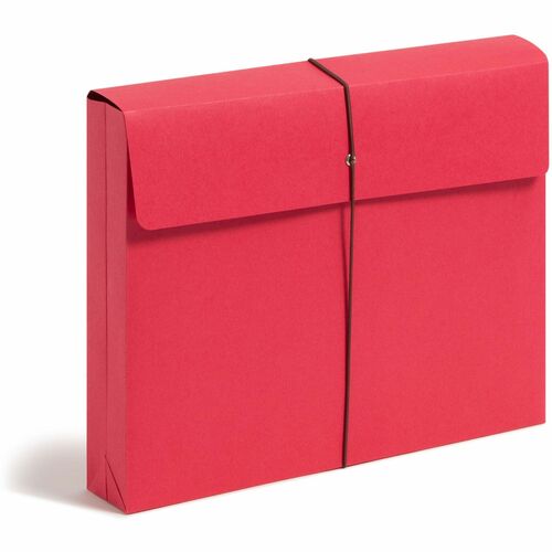 Smead Wallet w/Elastic Closure,2" Exp, 9-1/2"x11-3/4",10/BX,RD