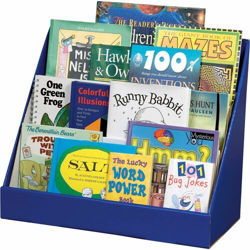 Pacon Book Shelf, Classroom Keeper, 3 Tiered, 17"x20"x10", Blue