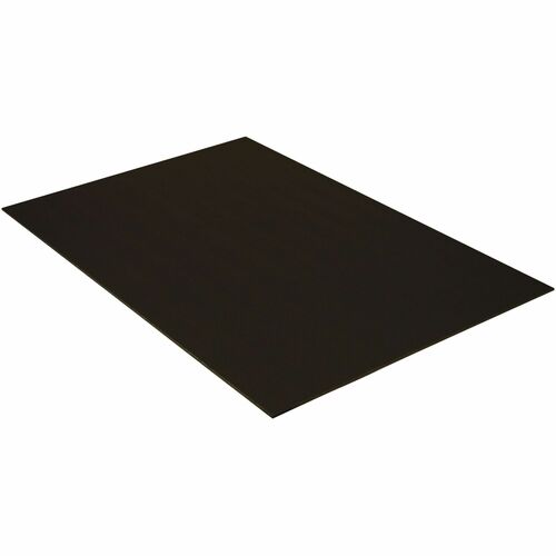 Pacon Foam Board, 20"x30", 3/16" Thick, 10/CT, Black On Black
