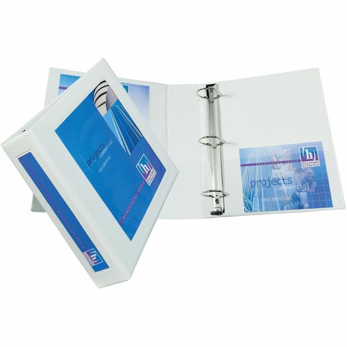 Avery View Binder, Locking Rings, 2", 8-1/2"x11", White