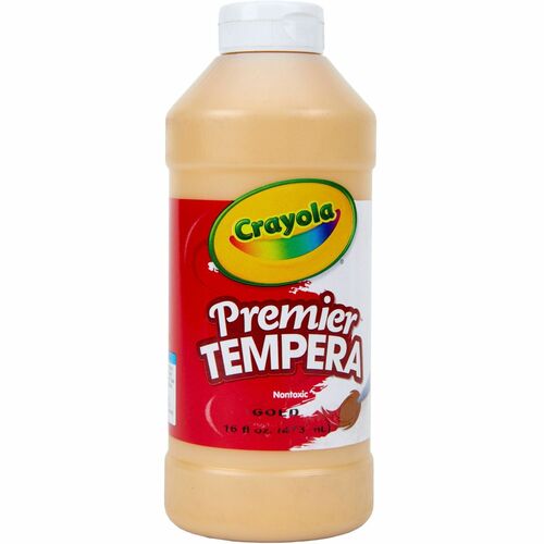 Crayola Tempera Paint, Premier, 16oz, Gold