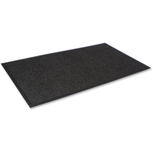 Crown Mats & Matting Super-Soaker Wiper Mat,w/Gripper, 45"x68", Charcoal