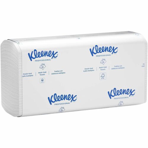 Kimberly-Clark Professional Kleenex Scottfold Towels, 120Shts, 25/CT, White