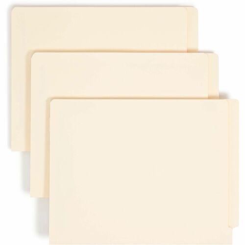 Smead End Tab Fastener Folder w/ Div,Straight Cut,Ltr,50/BX,MLA