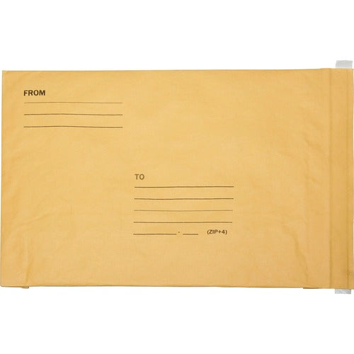 SKILCRAFT Cushioned Mailer,No.6,Self-Adhesive,12-1/2"x19",50/PK,Kraft