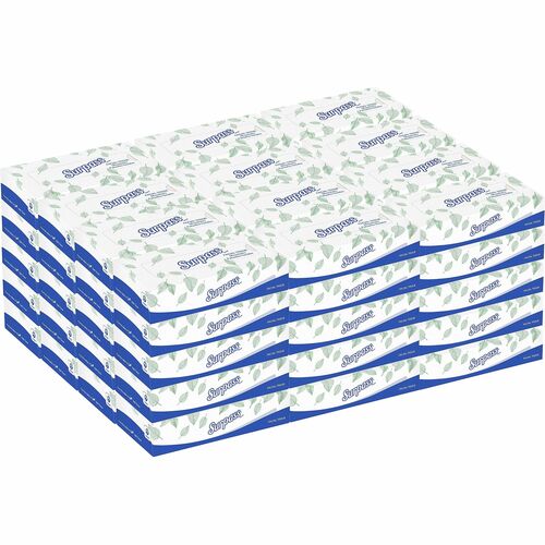 Kimberly-Clark Professional Facial Tissues, Surpass, 2-Ply, 125 Sht/BX, 60 BX/CT, White