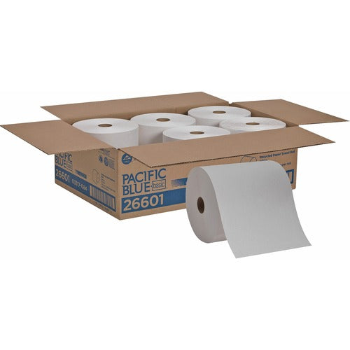 Georgia-Pacific Paper Towel, High Capacity, 1-Ply, 7-7/8"x800', 6RL/CT, WE-GPC26601