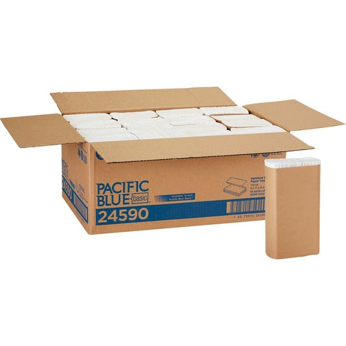Georgia-Pacific Paper Towels,Multifold,1-Ply,9-1/5"x9-2/5",250/PK,16PK/CT,WE-GPC24590