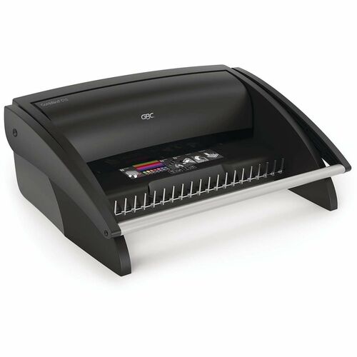 GBC CombBind Manual Machine, 16-1/2"x17-3/4"x7-1/4", Black-GBC7706171