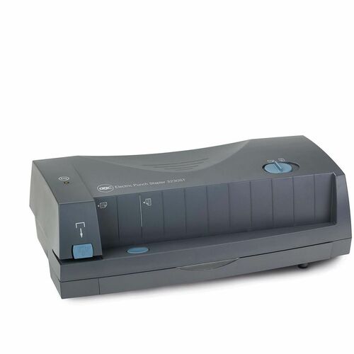 GBC Electric Hole Punch,2-3 HP, 24 Sheet,18"x9-3/4"x6-1/2",Gray-GBC7704270