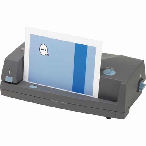 GBC Electric Punch/Stapler,9/32",24 Sht Cap,18"x9-3/4"x6-1/2",GY-GBC7704280