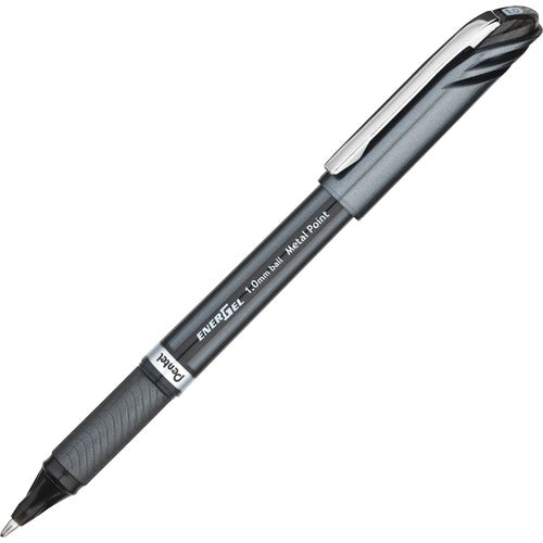 Pentel Liquid Gel Pens, 1.0mm, 1 DZ, Black Ink/Barrel