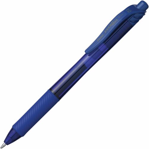 Pentel Liquid Gel Pens, Retractable, 1.0, Bold, BE Ink/Barrel