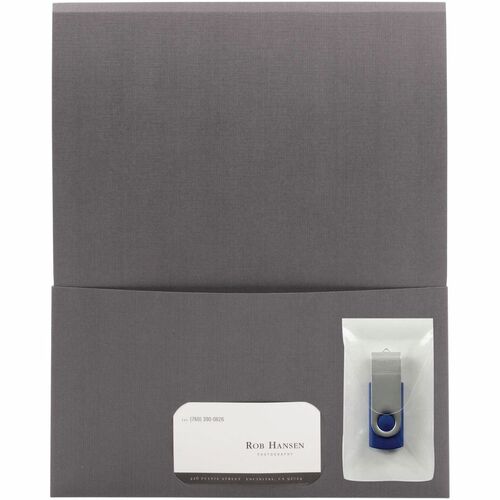Smead Pocket f/USB Drive,Poly,Self-Adhesive,2"x3-9/16",6/PK,CL