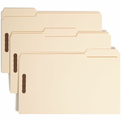 Smead Fastener Folder, Lgl, 1/3Cut, 3/4" Exp, 18pt, 50/BX, MLA