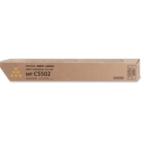 Ricoh Office Products Toner Cartridge, f/4502/5502, 22500 Page Yield, Yellow