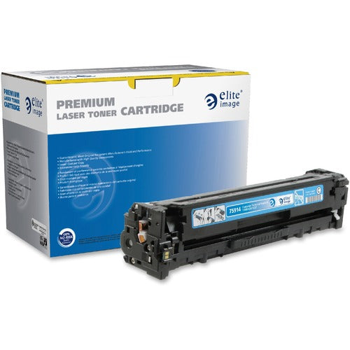 Elite Image Remanufactured Toner Cartridge, 1800 Page Yield, Cyan-ELI75914