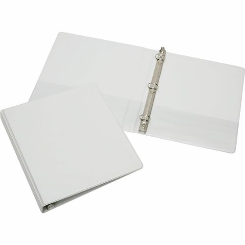SKILCRAFT View Binder,Round Ring,w/Pockets,1" Cap,Letter-size,WE