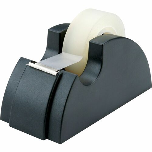 SKILCRAFT Tape Dispenser, Holds 3/4"x36 Yards, 1" Core, Black