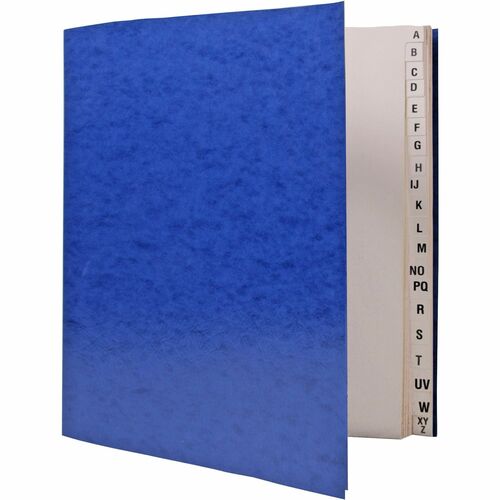 SKILCRAFT File Sorter, A-Z, Vinyl, Expands 20", Letter-Size, Blue