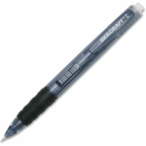SKILCRAFT Mechanical Pencils,0.5mm,Fine Pt,HB No. 2,6/BX,BK/BE Barrel