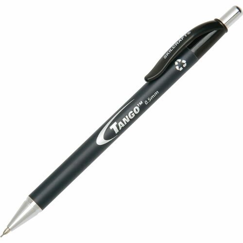 SKILCRAFT Mechanical Pencil, Fine Point, .5mm,1 Dozen,Black Barrel