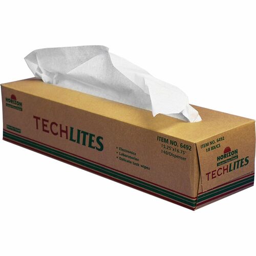 SKILCRAFT Light Duty Wipes, 1-Ply, 15-1/4"x16-1/2", 2520/BX, WE