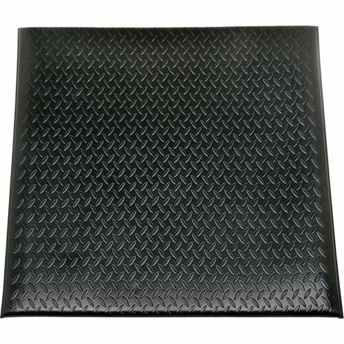 SKILCRAFT Anti-Fatigue Mat, Industrial Duty, 2'x3', 9-1/6 Thick, BK